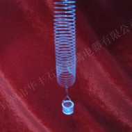 Straight cylinder quartz spring scale